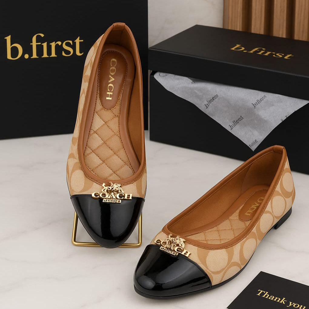 ZEVIRA'S C-O-A-C-H Pumps (Mustard)