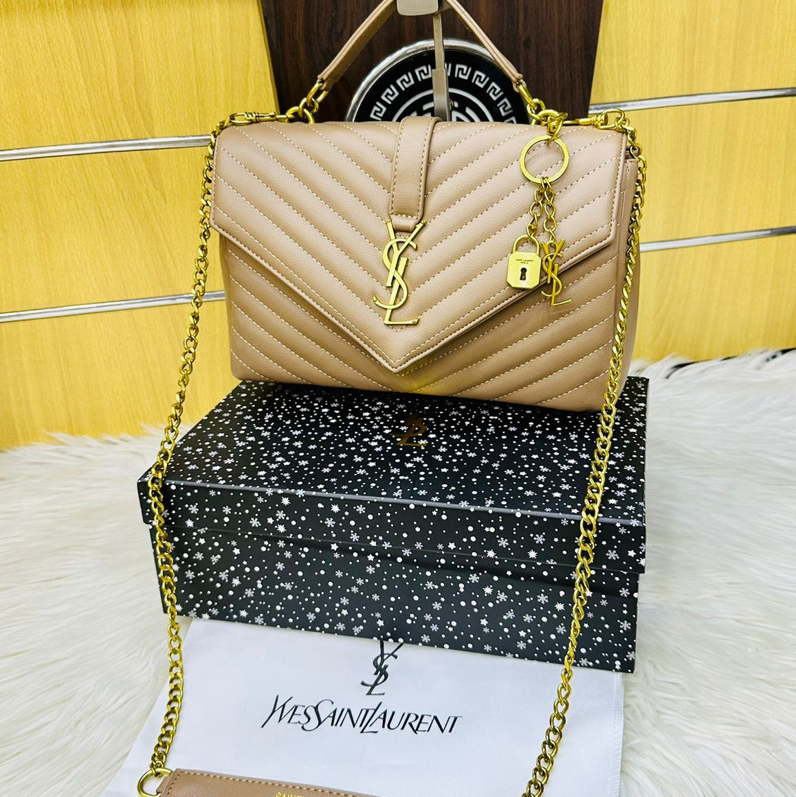 ZEVIRA'S Y-S-L Premium Lock Design (Beige)