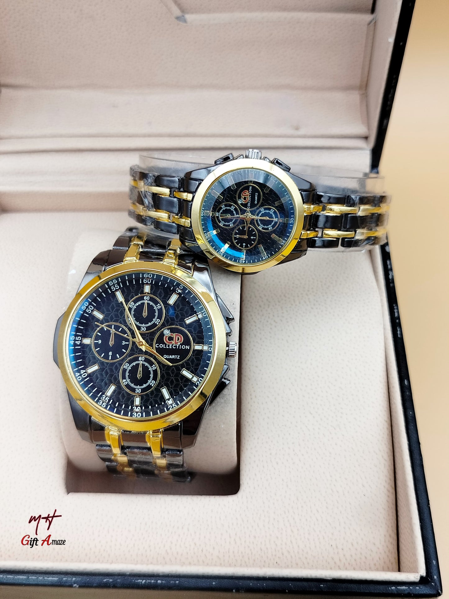 C--D Couple Watch – Steel Chain | New Arrival for Men & Women (6 Colors)