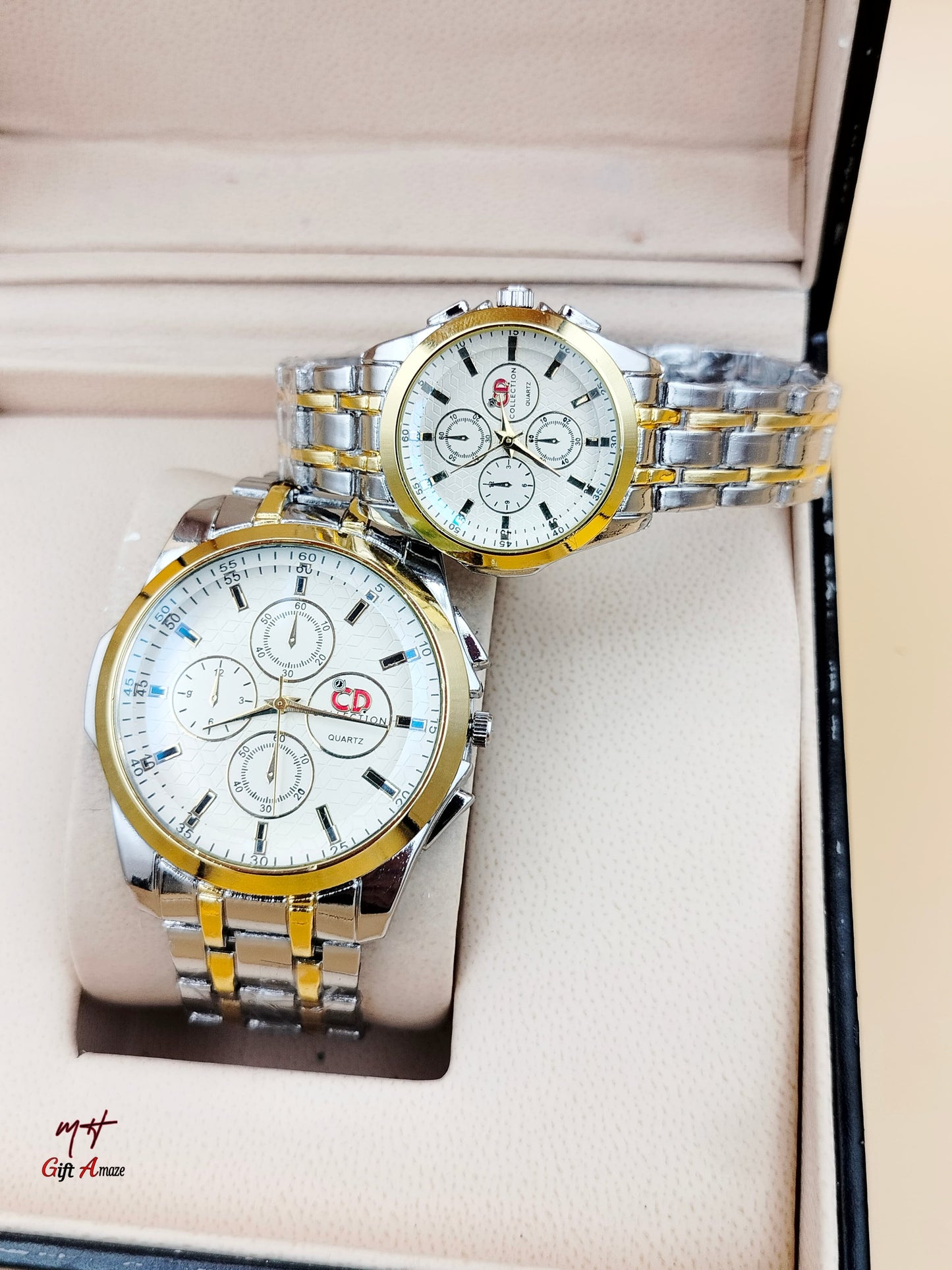 C--D Couple Watch – Steel Chain | New Arrival for Men & Women (6 Colors)