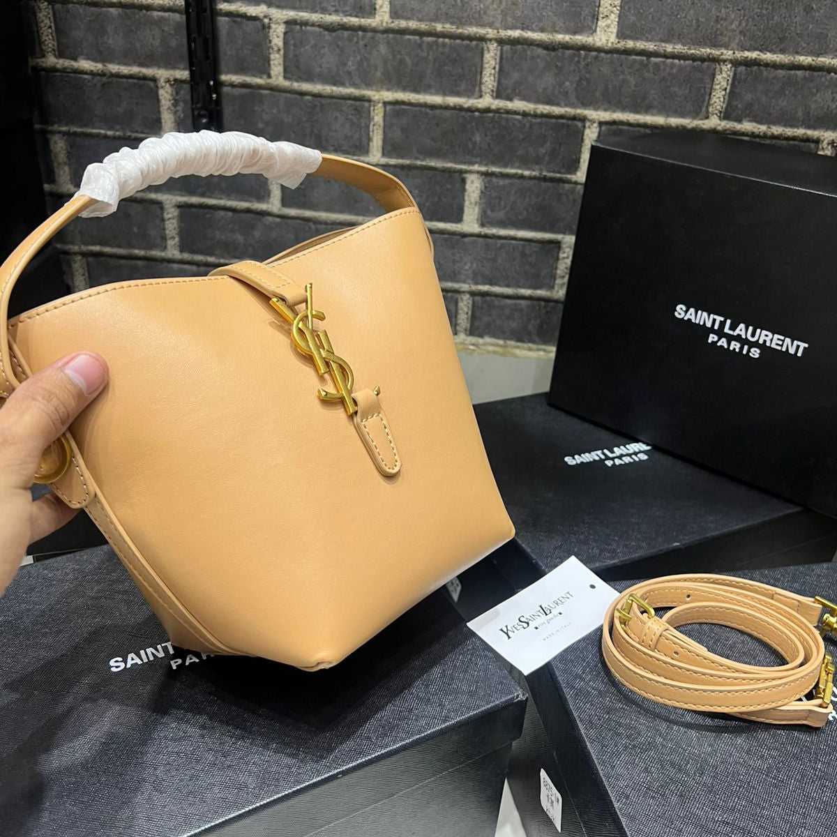 ZEVIRA'S Y-S-L Le 37 Mini (Beige)