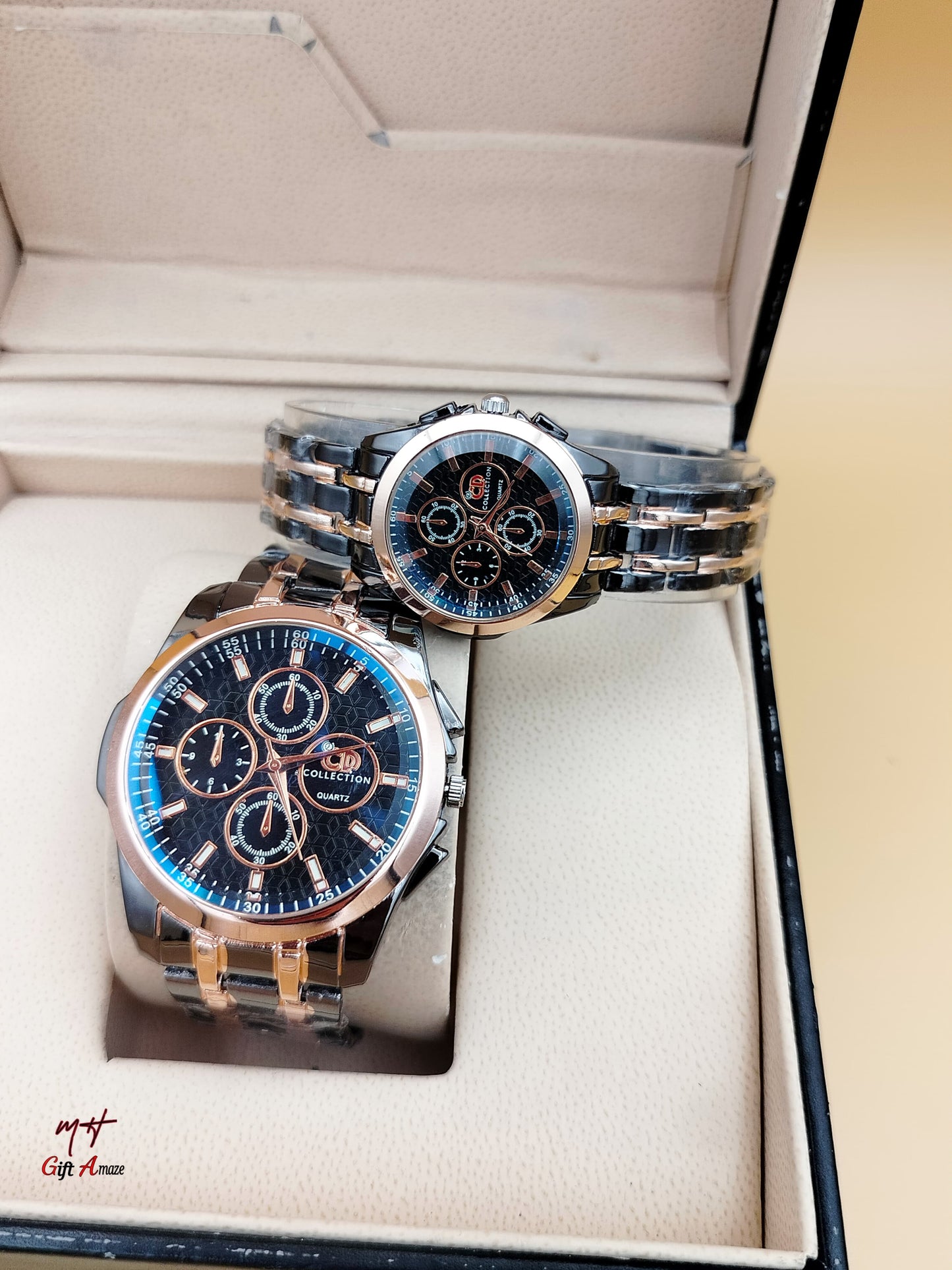 C--D Couple Watch – Steel Chain | New Arrival for Men & Women (6 Colors)