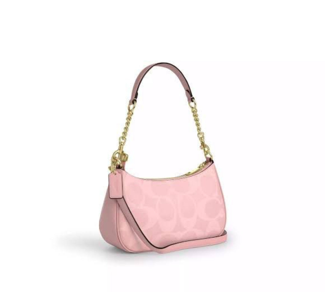 ZEVIRA'S C-O-A-C-H Trend Crossbody (Powder Pink)