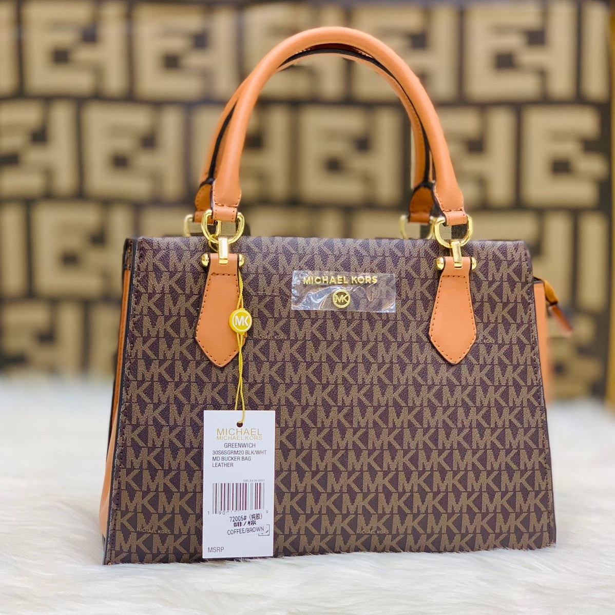 ZEVIRA'S M--K Handbag (Brown 2)