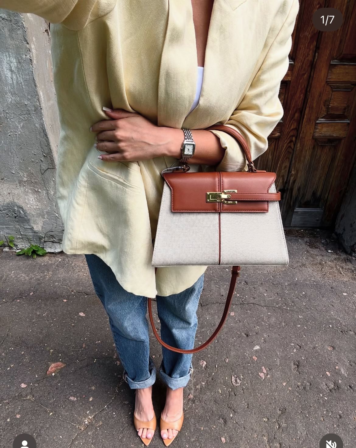 ZEVIRA'S J-W P-E-I Elise Top Handle Bag (Fawn)