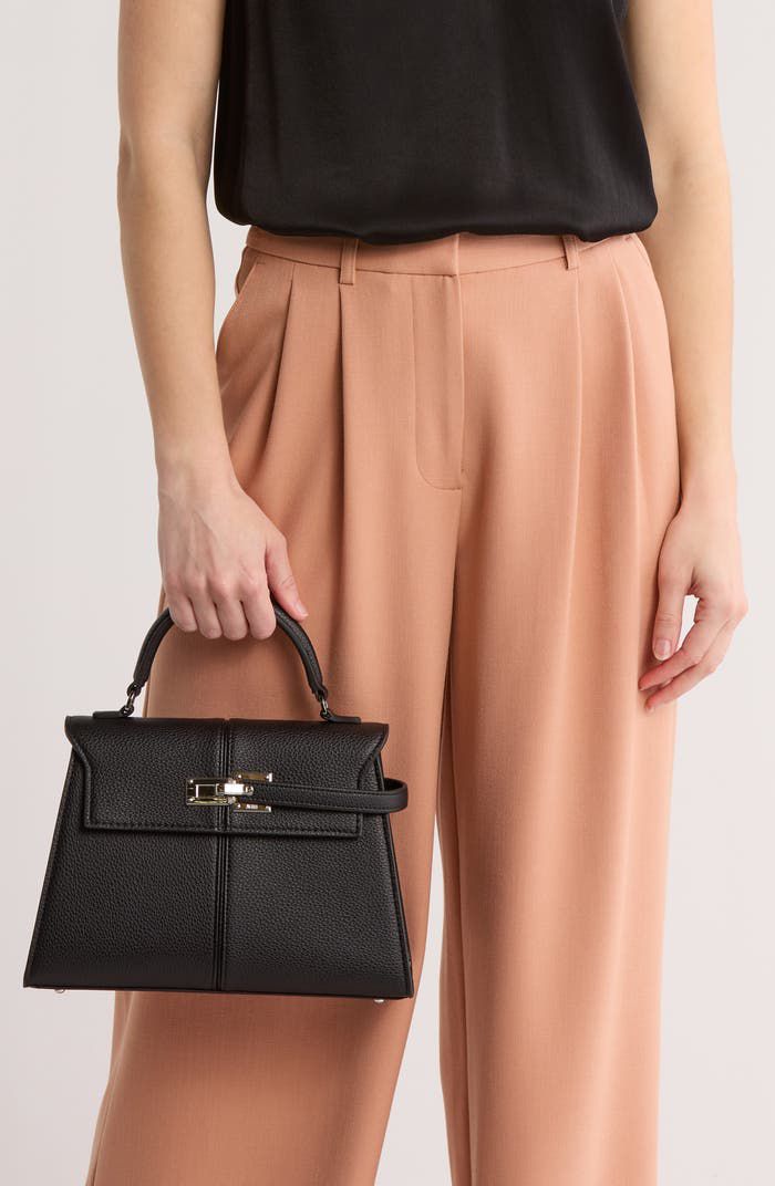 ZEVIRA'S J-W P-E-I Elise Top Handle Bag (Black)