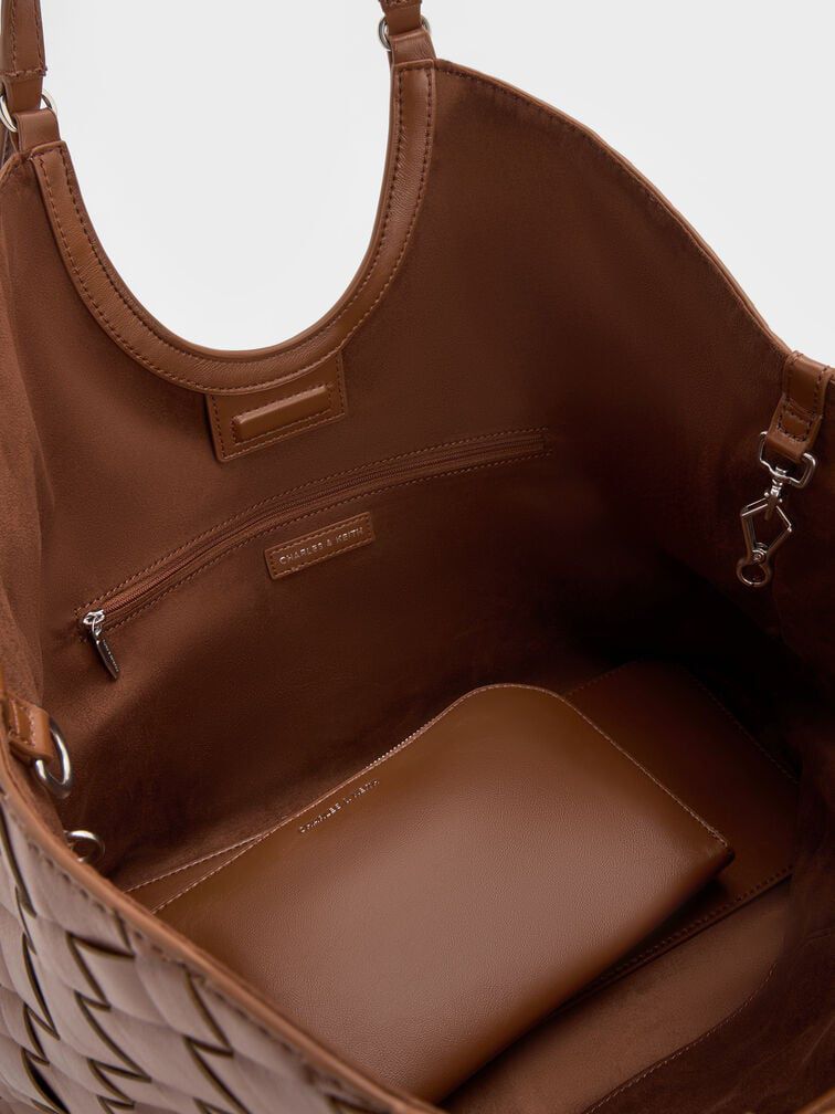 ZEVIRA'S C--K Woven Tote Bag – Large Size Premium Design (Mustard)