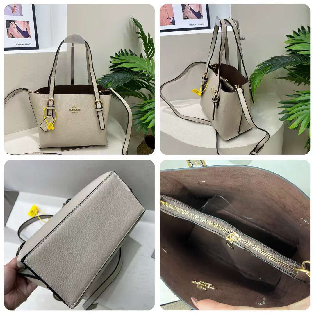 ZEVIRA'S C-O-A-C-H Small Mollie Tote Bag (Fawn)