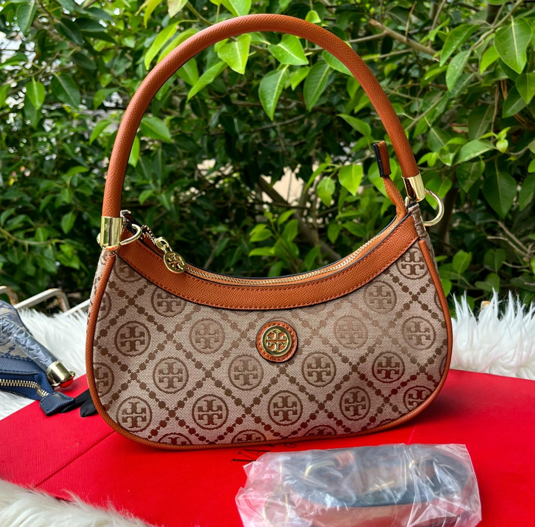 ZEVIRA'S TB Moon Crossbody 08 (Brown)