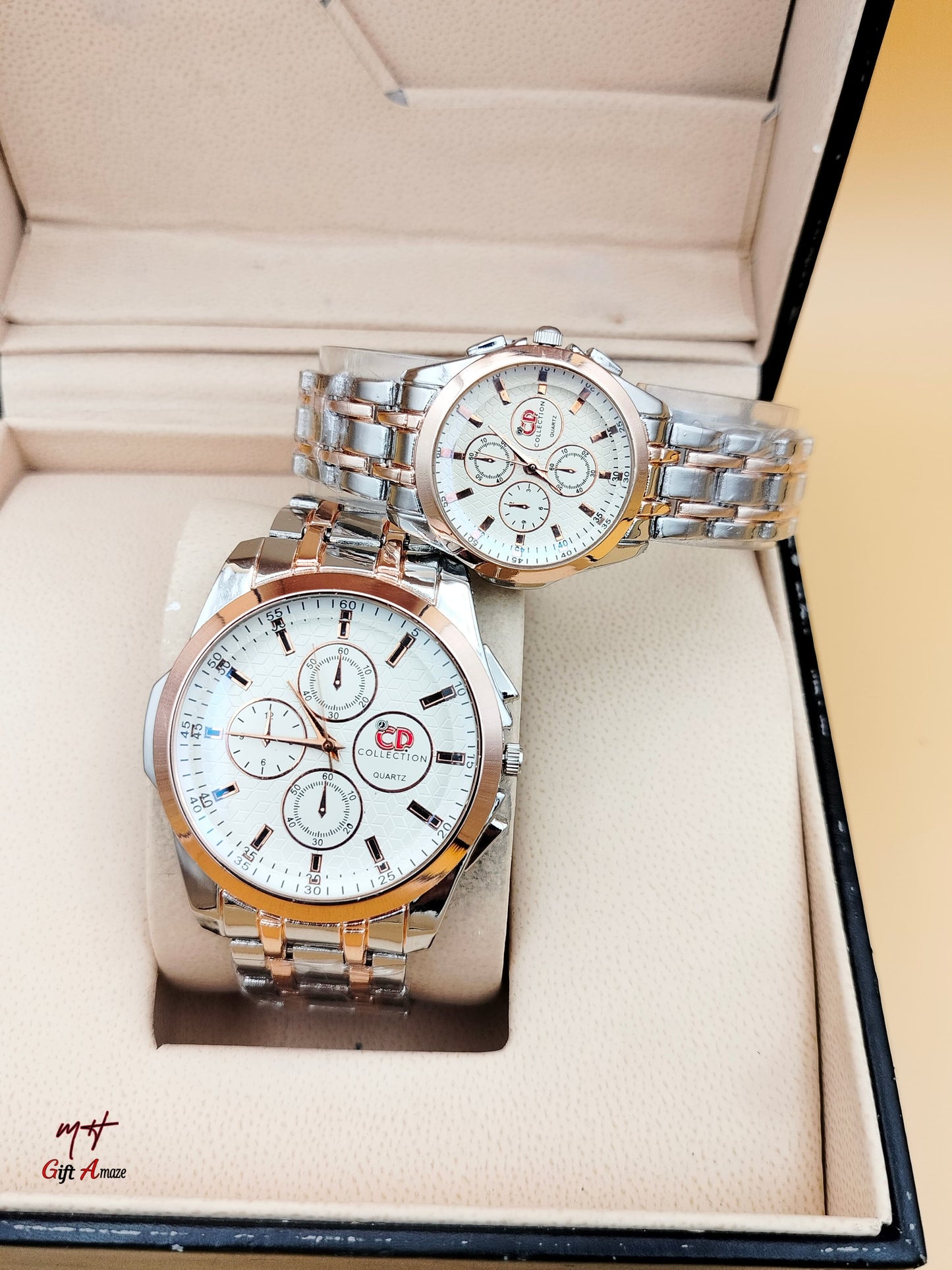 C--D Couple Watch – Steel Chain | New Arrival for Men & Women (6 Colors)