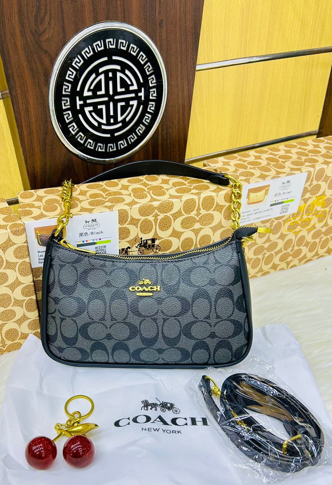 ZEVIRA'S C-O-A-C-H Terry (Black)