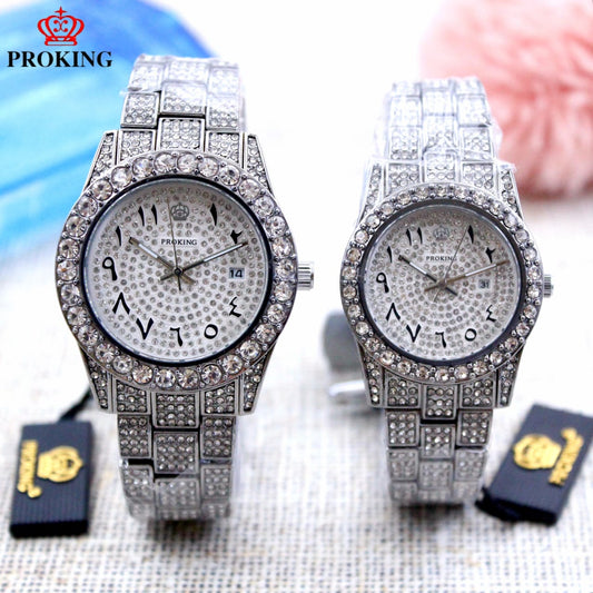 P-King Pair Stone Watch