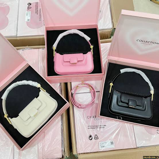 Premium Leather Push-Lock Top Handle Bag 04 (3 Colors)