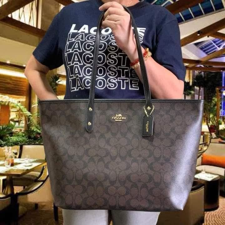 ZEVIRA'S C-O-A-C-H Premium Tote (Brown)