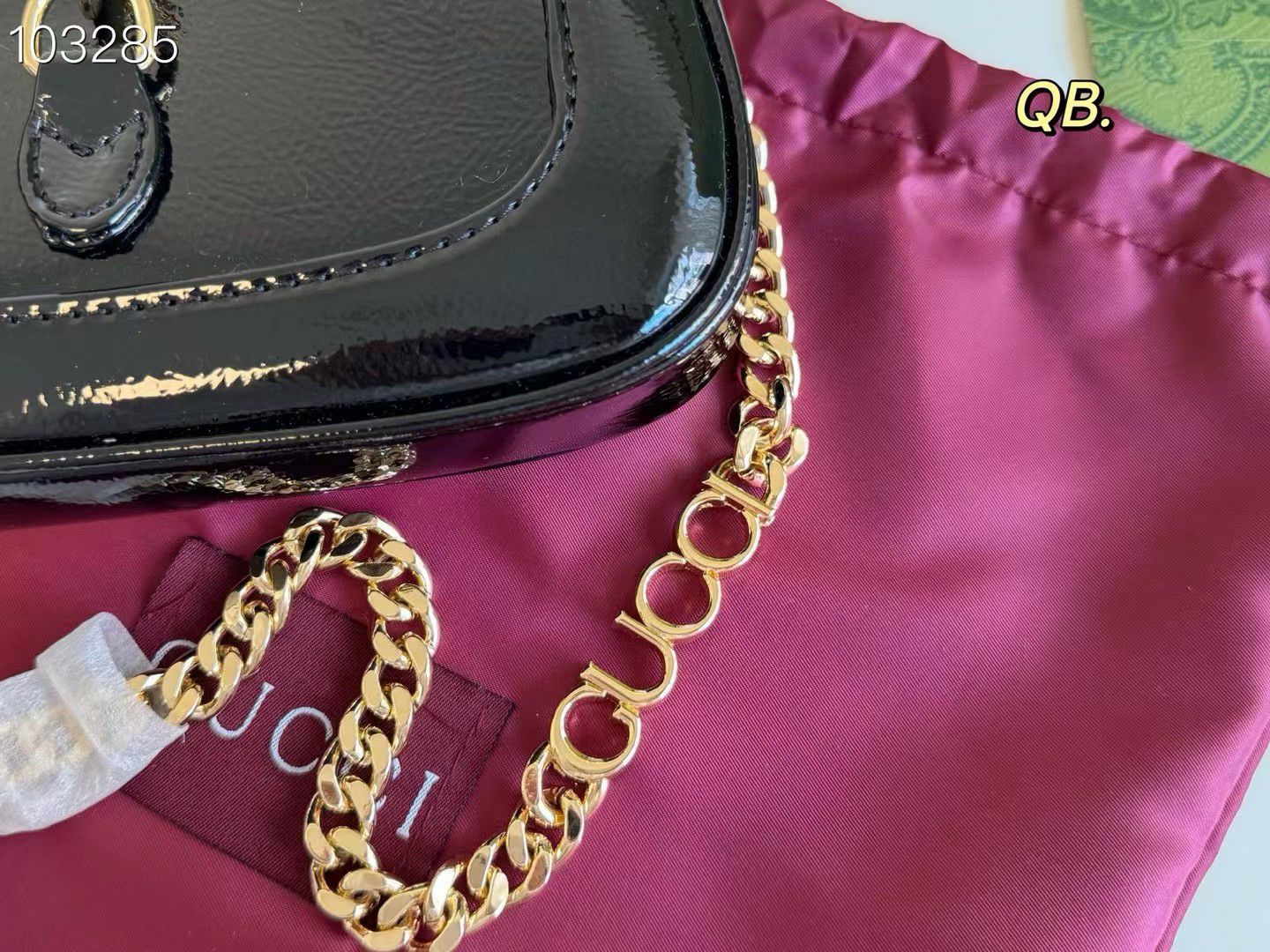 ZEVIRA'S G-U-C-C-I Jackie Notte Mini Shoulder Bag (Black)