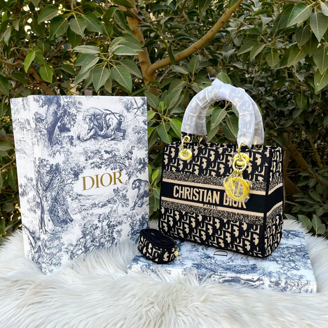 ZEVIRA'S C--D Embroidered Premium Tote – Master Quality (Blue)