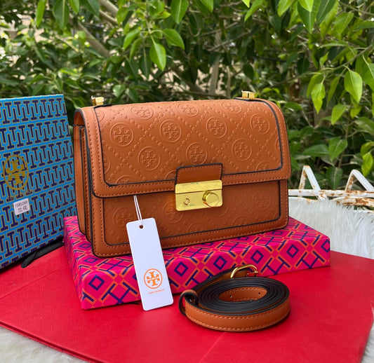 ZEVIRA'S TB Premium Crossbody 05 (Brown)