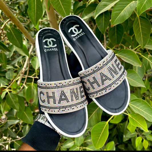 ZEVIRA'S C-H-A-N-E-L Stones Flat (Silver)