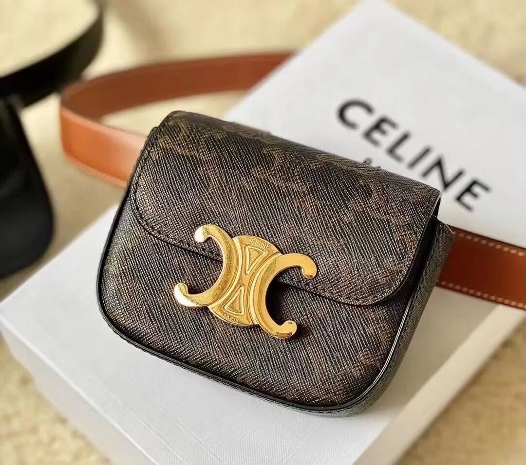 ZEVIRA'S C-E-L-I-N-E Mini Crossbody (Brown)