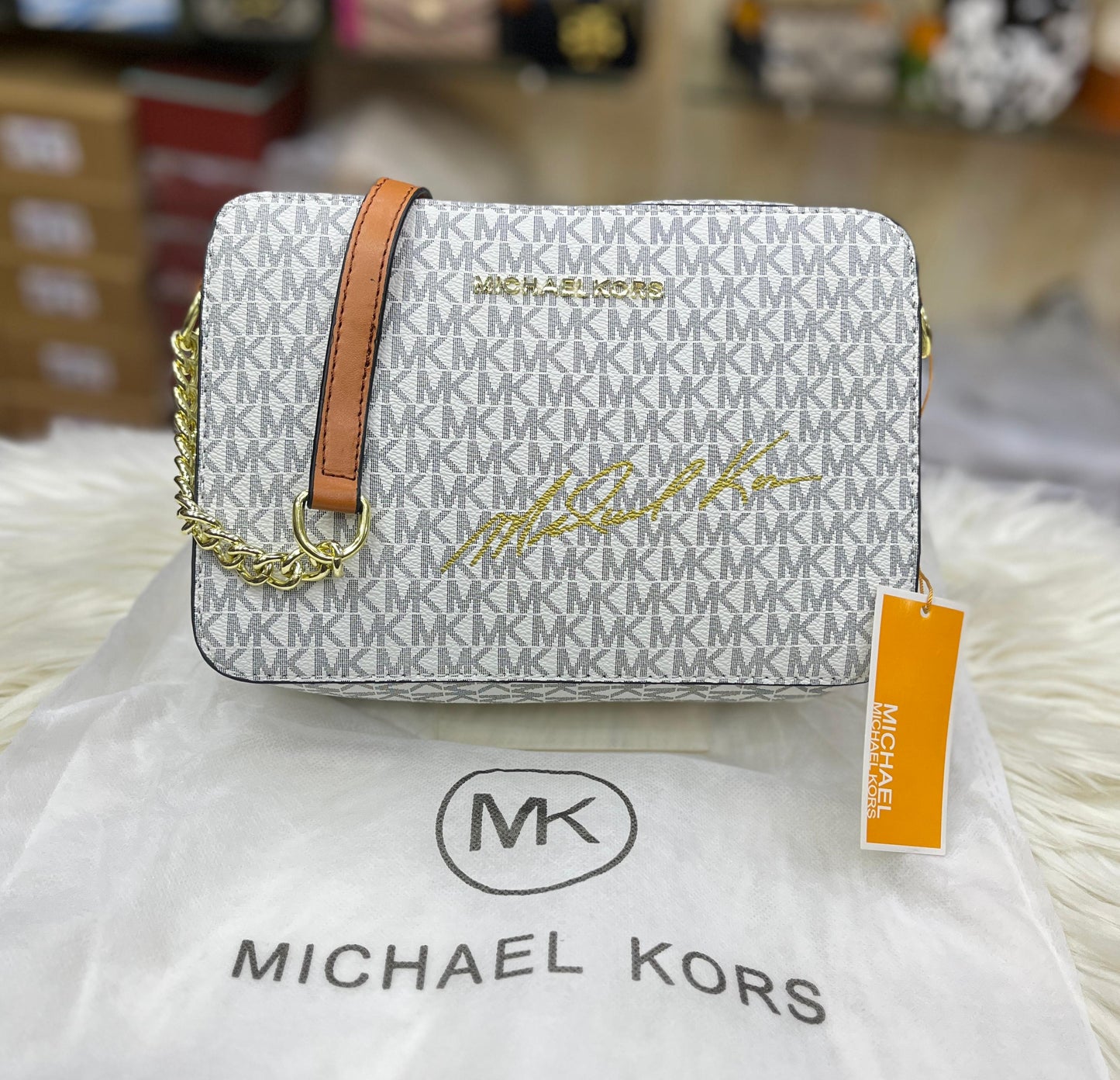 ZEVIRA'S PREMIUM M--K Crossbody 03 (White)