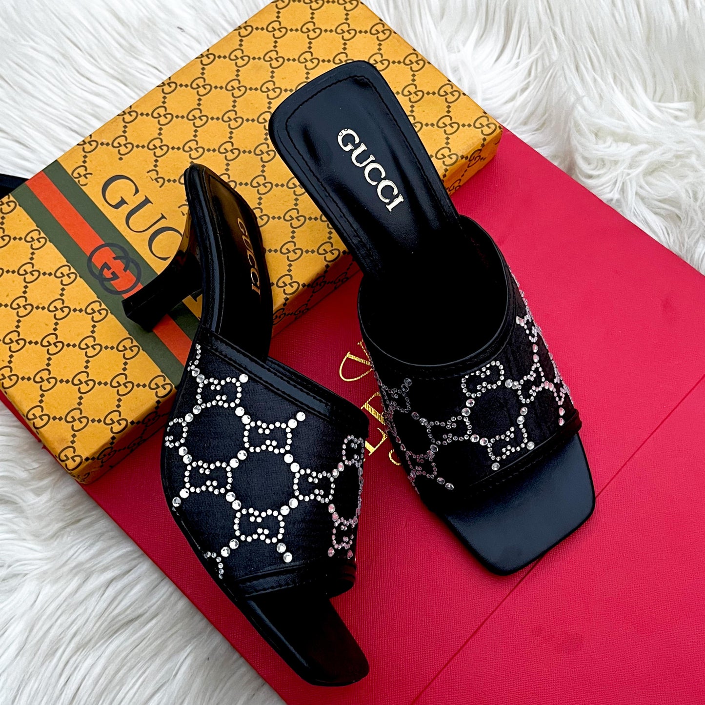 ZEVIRA'S G-U-C-C-I Heels (Black)