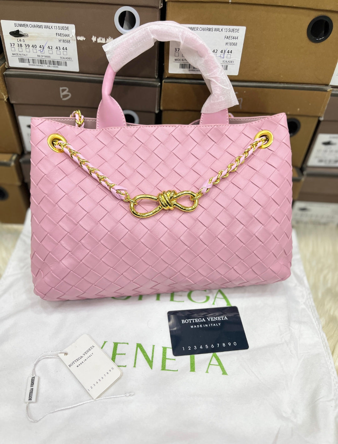 Zevira Elegant Weave Leather Top-Handle Bag (3 Colors)