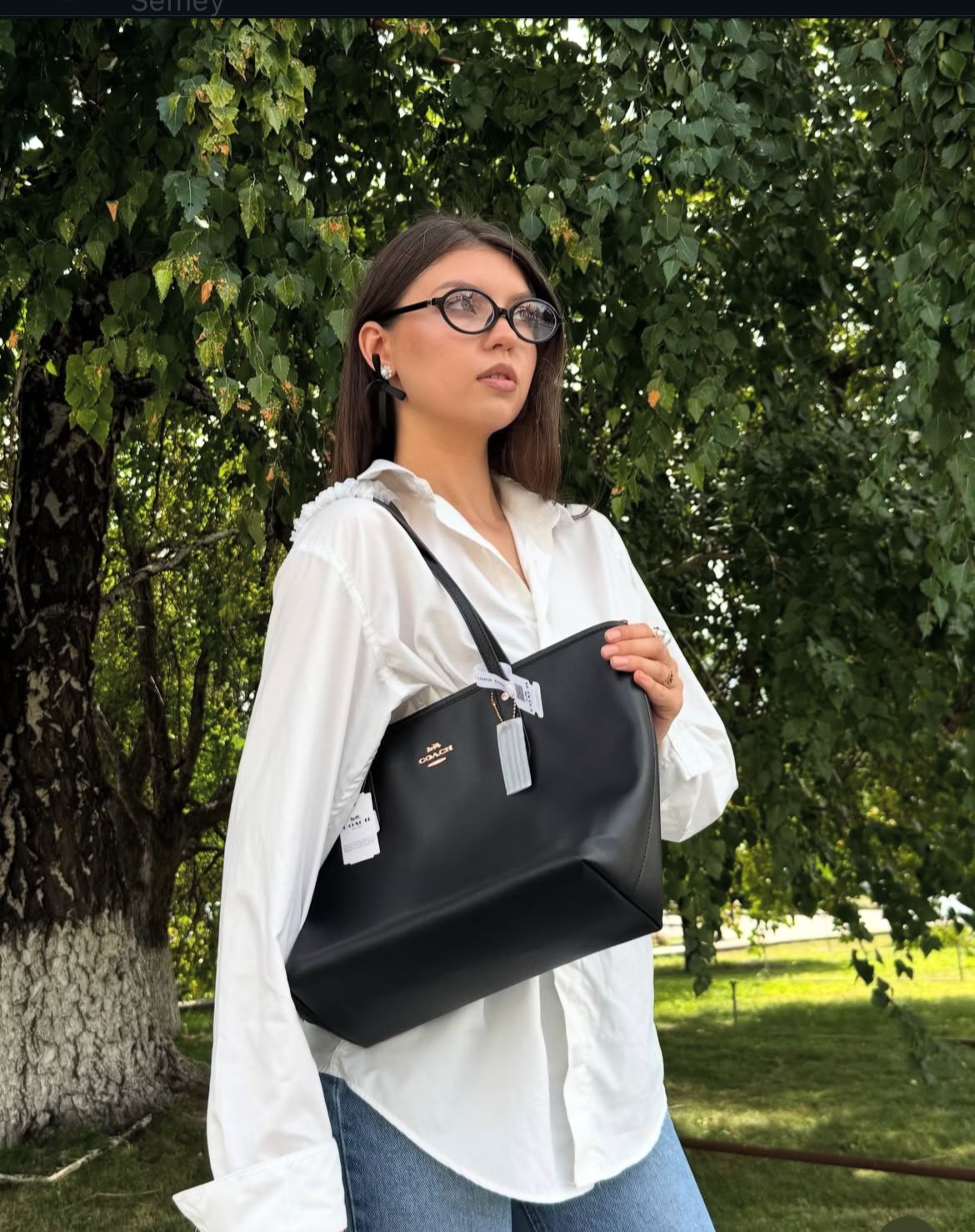 ZEVIRA'S C-O-A-C-H Premium Tote (Black)