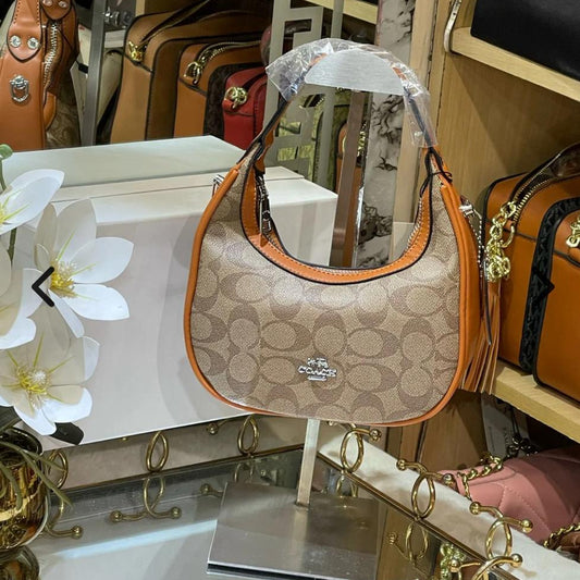 ZEVIRA'S PREMIUM C-O-A-C-H Moon Shape Signature 03 (Mustard)