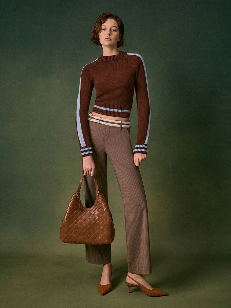 ZEVIRA'S C--K Woven Tote Bag – Large Size Premium Design (Mustard)