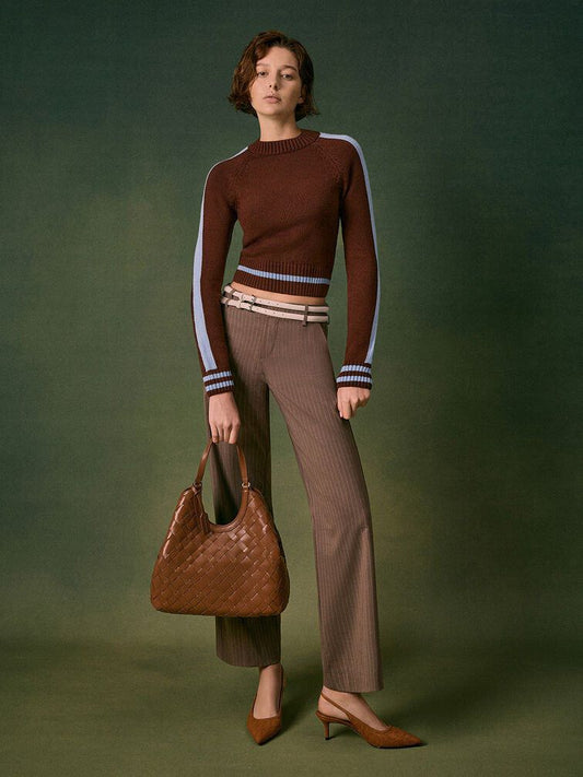 ZEVIRA'S C--K Woven Tote Bag – Large Size Premium Design (Mustard)