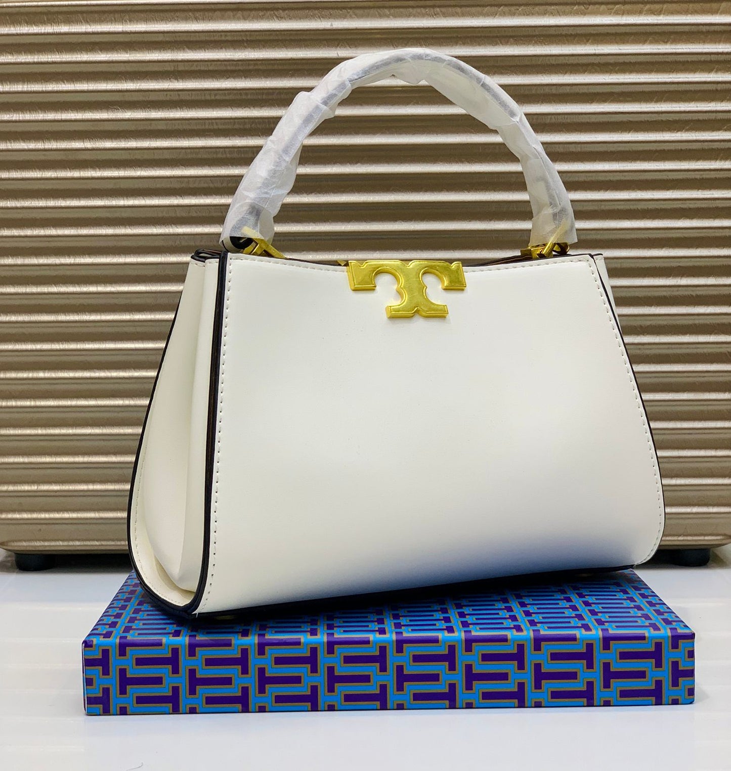 ZEVIRA'S T-B Premium Crossbody (White)