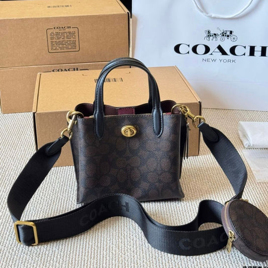 ZEVIRA'S C-O-A-C-H Signature Tote (Chocolate)