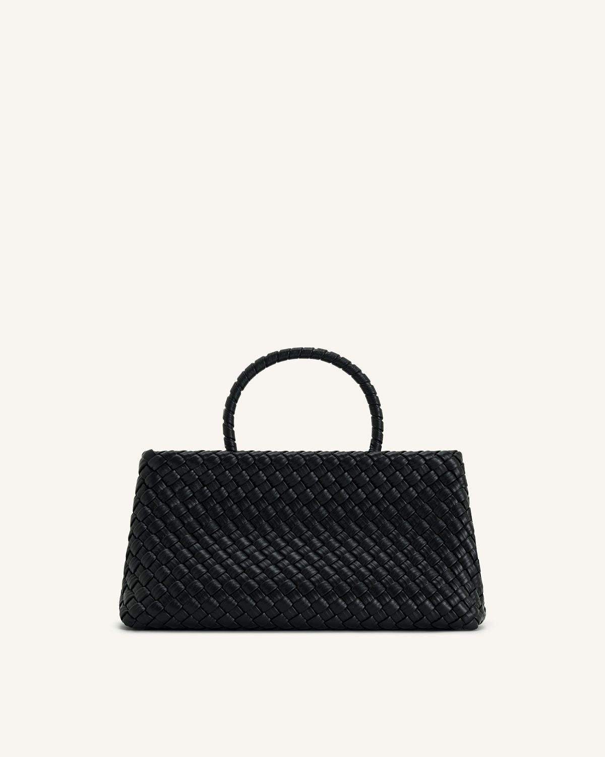 ZEVIRA'S J-W P-E-I Elora Woven Tote Bag 05 (Black)