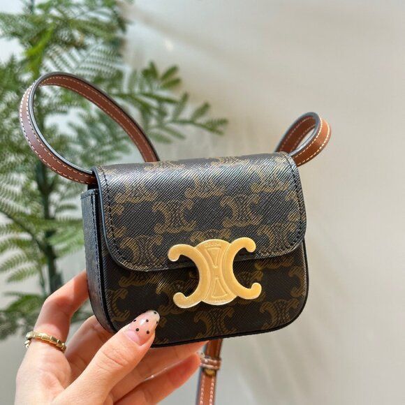 ZEVIRA'S C-E-L-I-N-E Mini Crossbody (Brown)