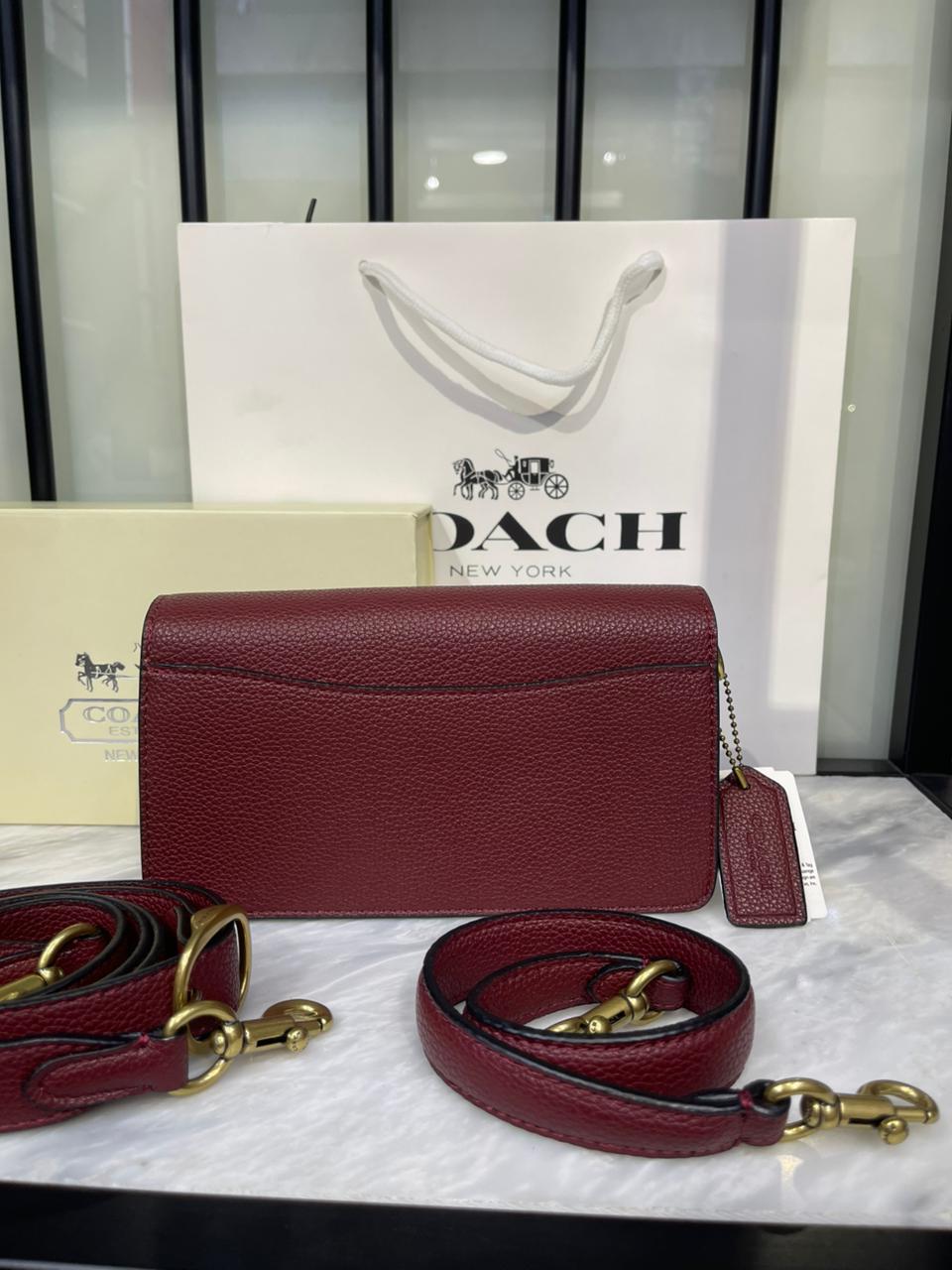 ZEVIRA'S C-O-A-C-H Tabby 20 Shoulder Bag