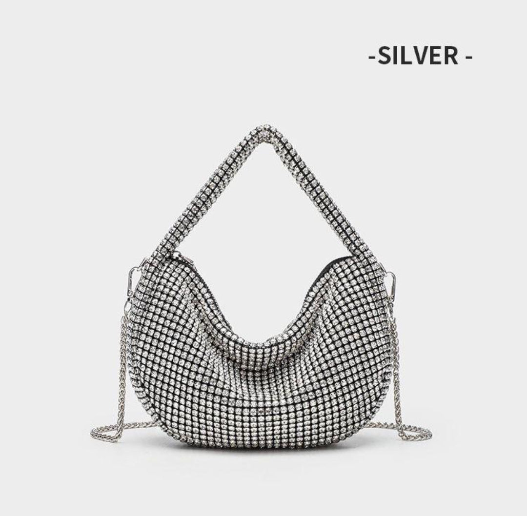 ZEVIRA'S Stones Crossbody (Silver)