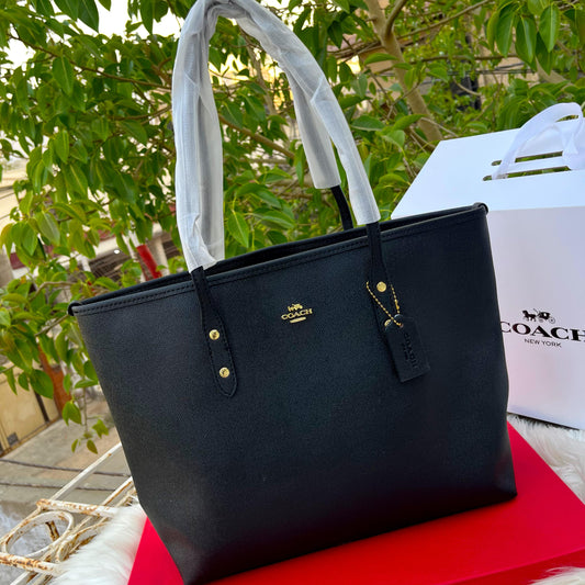ZEVIRA'S C-O-A-C-H Premium Tote (Black)