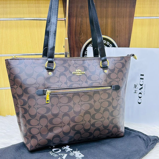 ZEVIRA'S C-O-A-C-H Tote 05 (Brown)