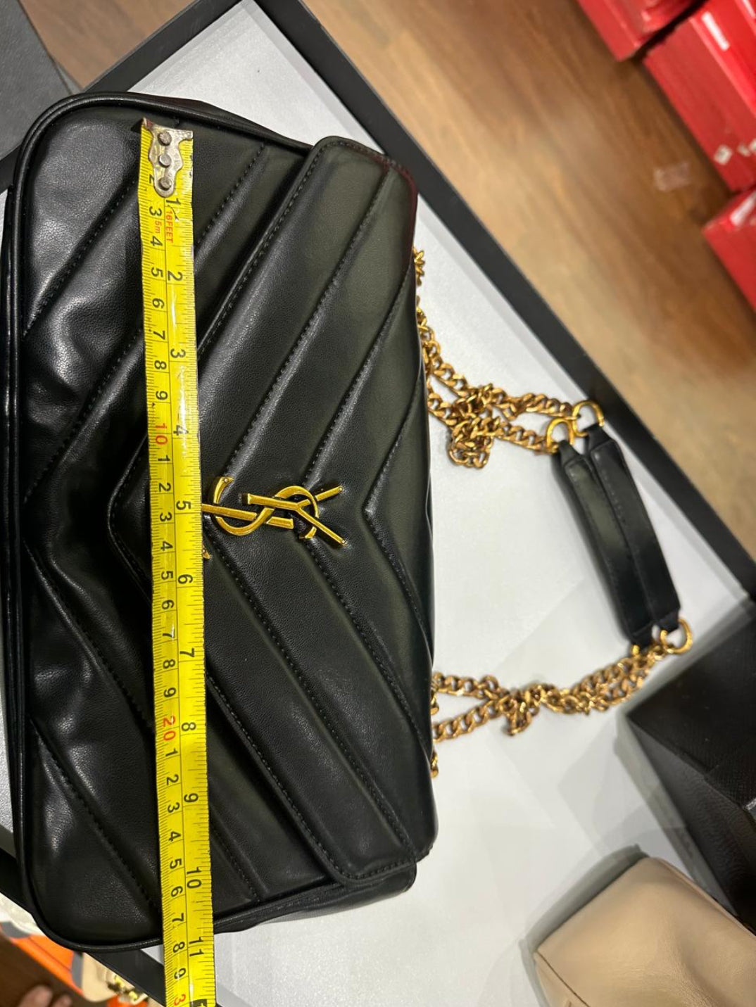 ZEVIRA'S Y-S-L Premium Chain Bag 07 (Black)