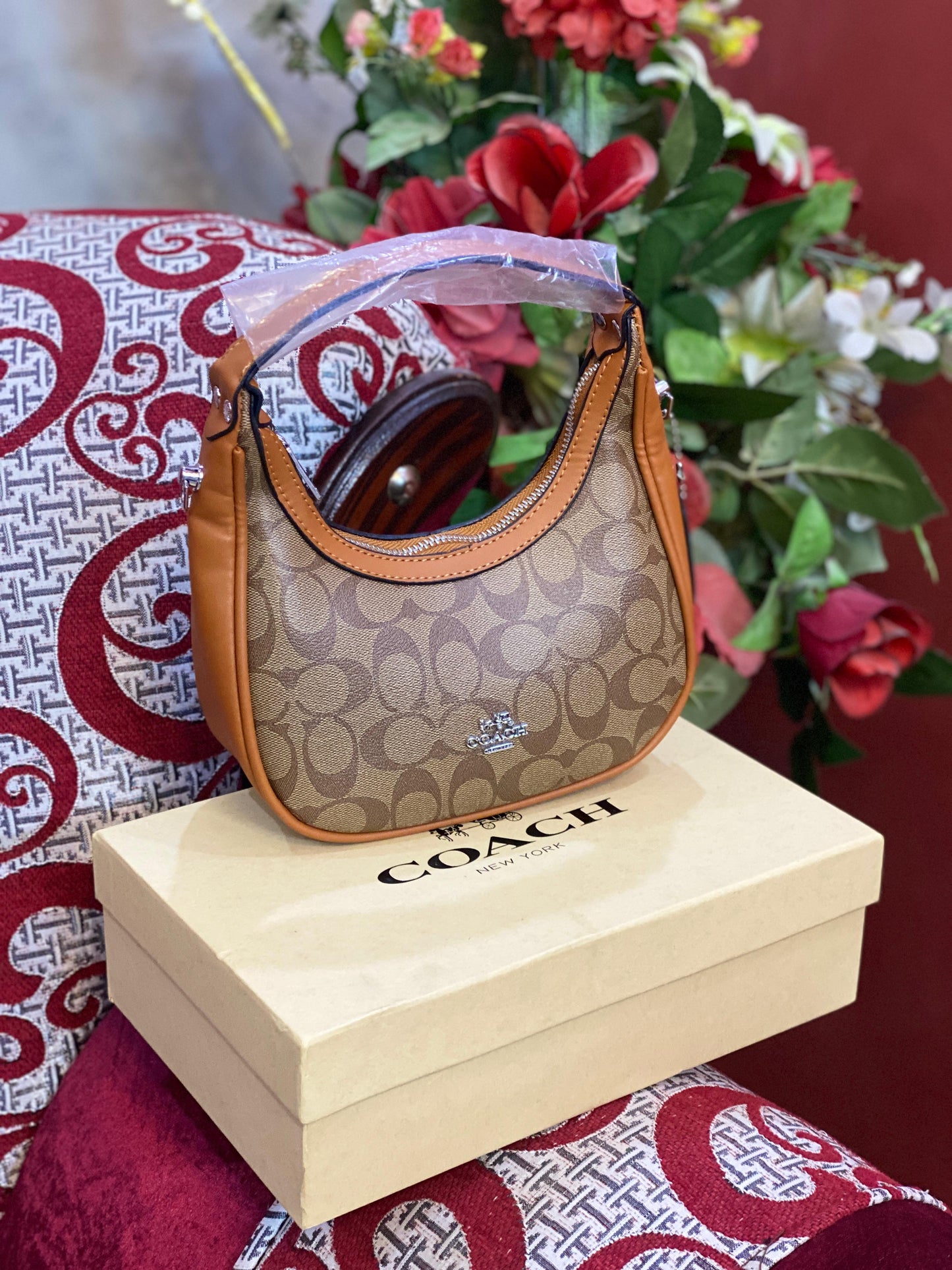 ZEVIRA'S PREMIUM C-O-A-C-H Moon Shape Signature 03 (Mustard)