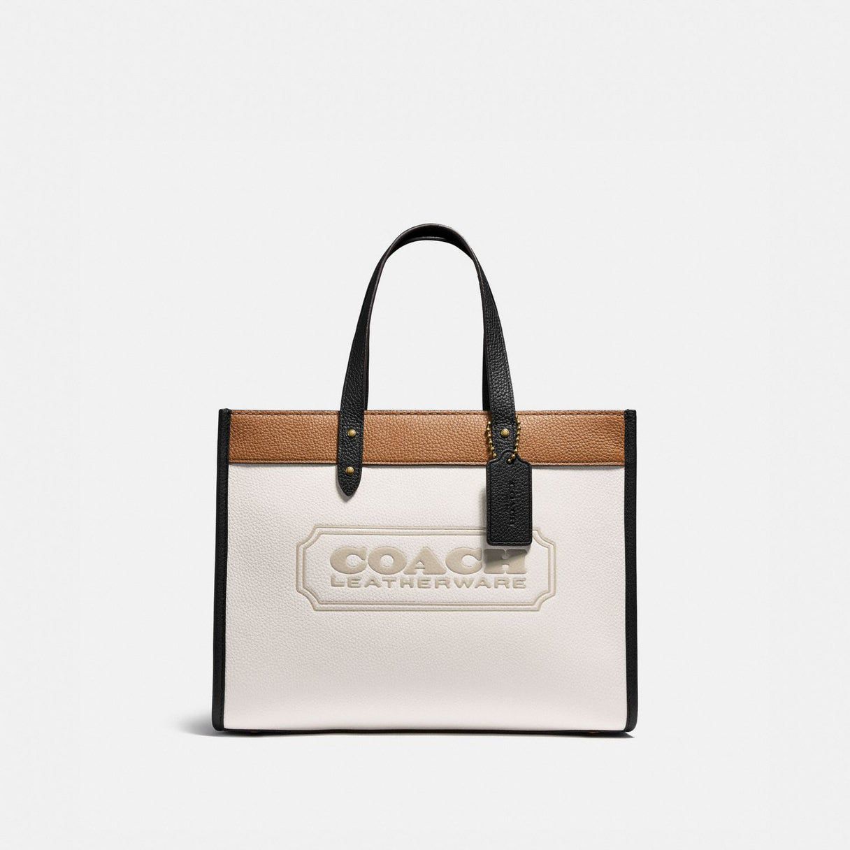 ZEVIRA'S C-O-A-C-H Field Tote 30 (White)