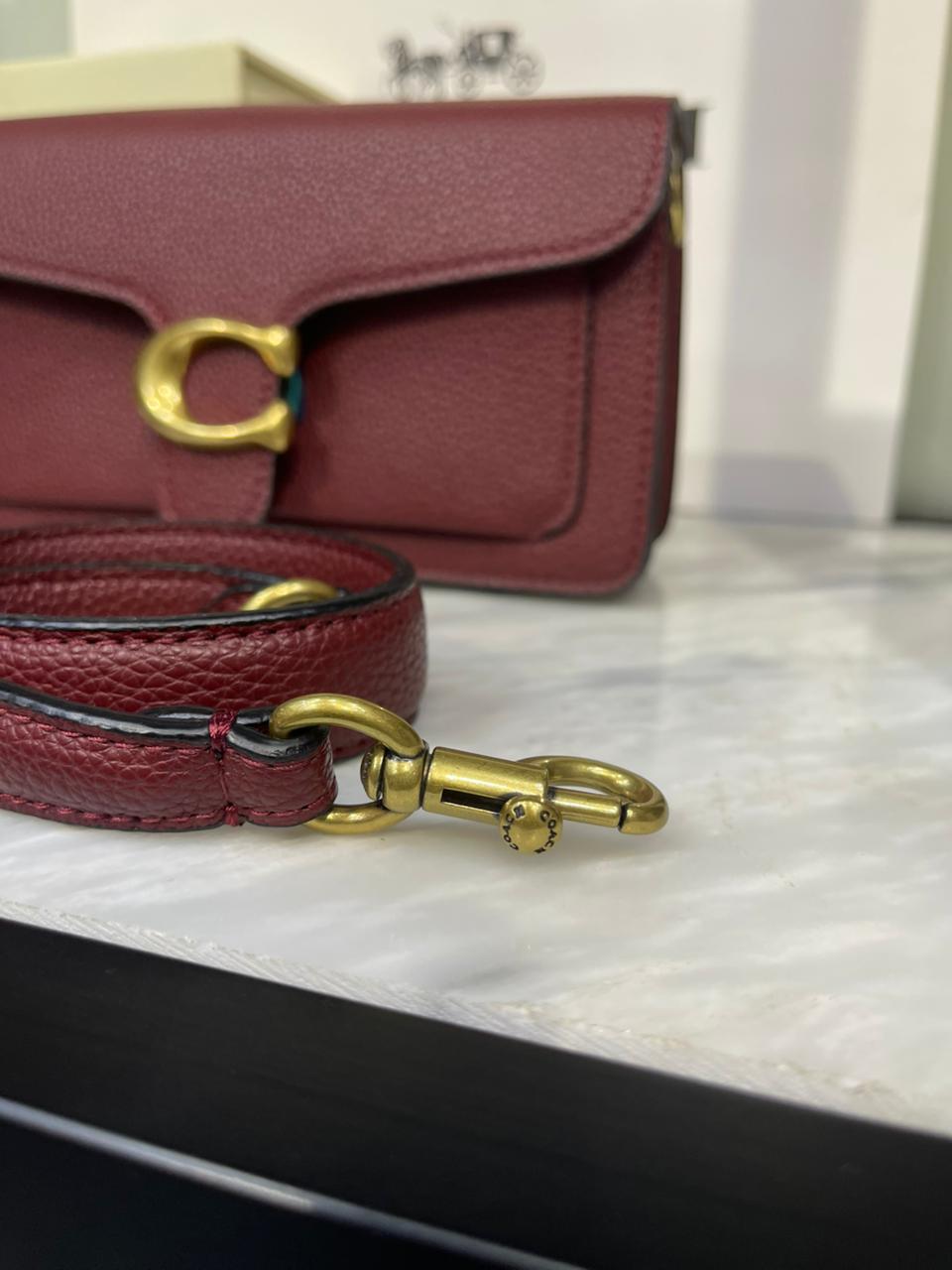 ZEVIRA'S C-O-A-C-H Tabby 20 Shoulder Bag