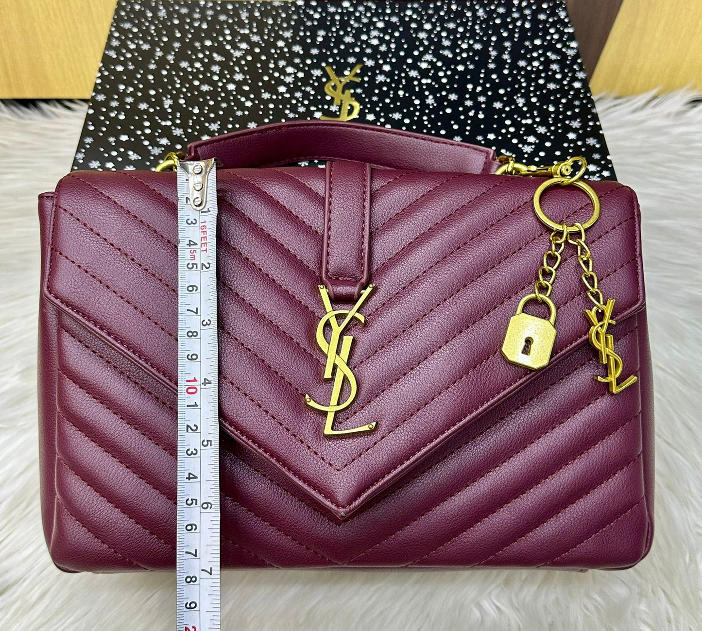 ZEVIRA'S Y-S-L Premium Lock Design (Mehroon)