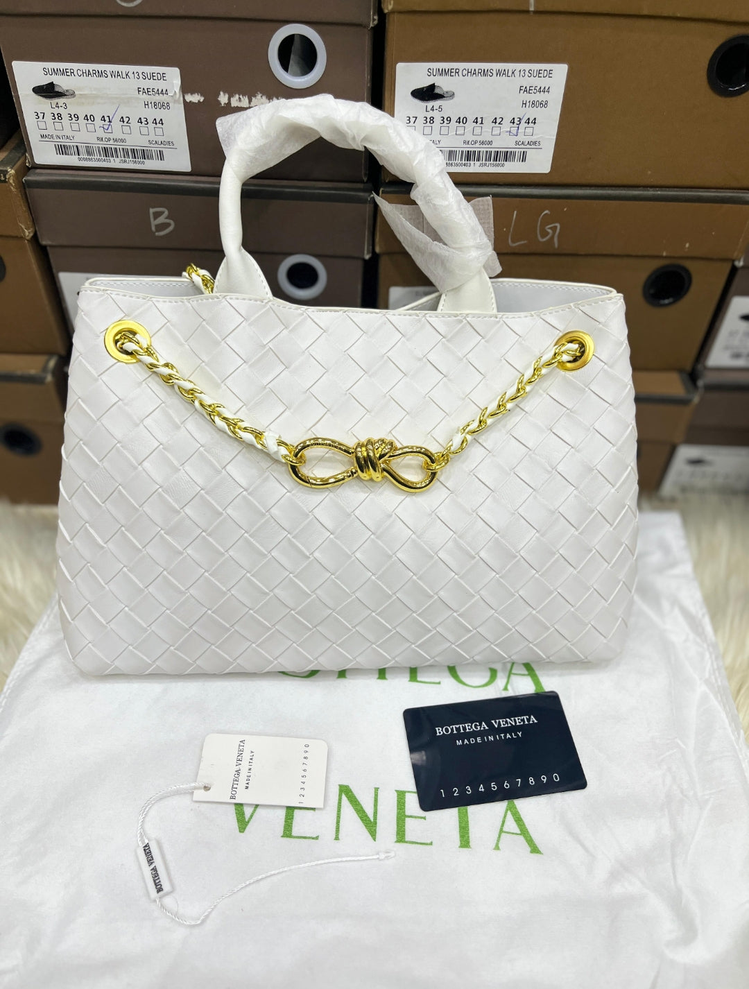 Zevira Elegant Weave Leather Top-Handle Bag (3 Colors)