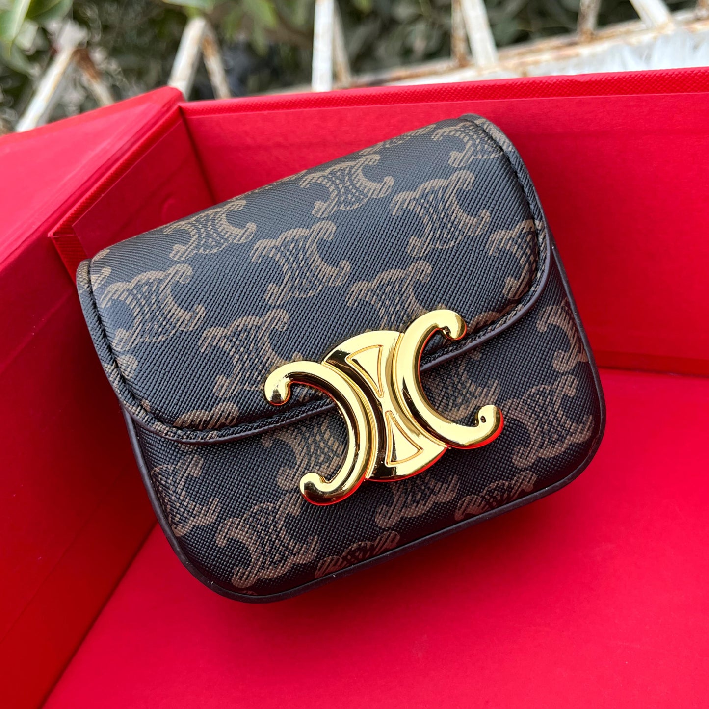 ZEVIRA'S C-E-L-I-N-E Mini Crossbody (Brown)