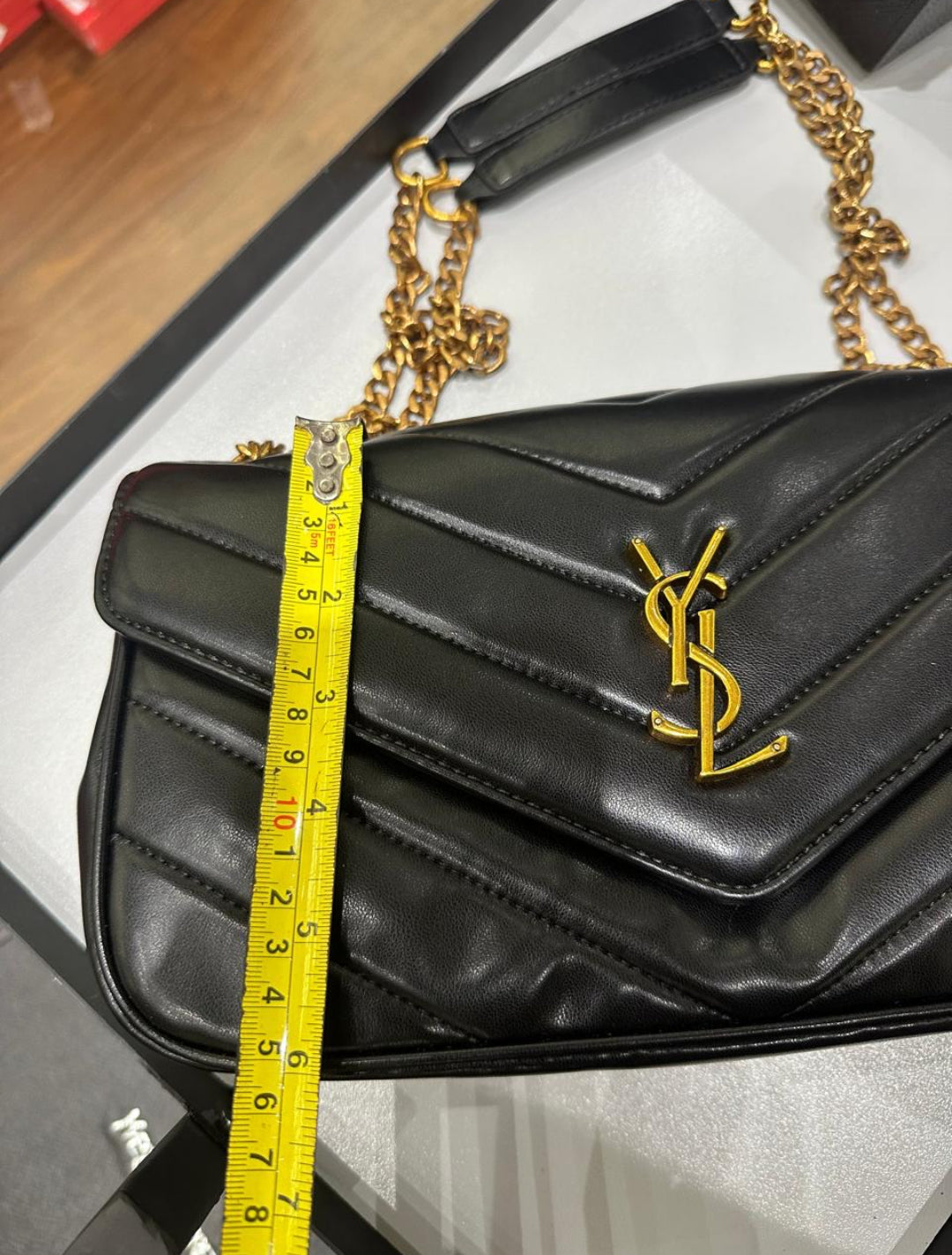 ZEVIRA'S Y-S-L Premium Chain Bag 07 (Black)