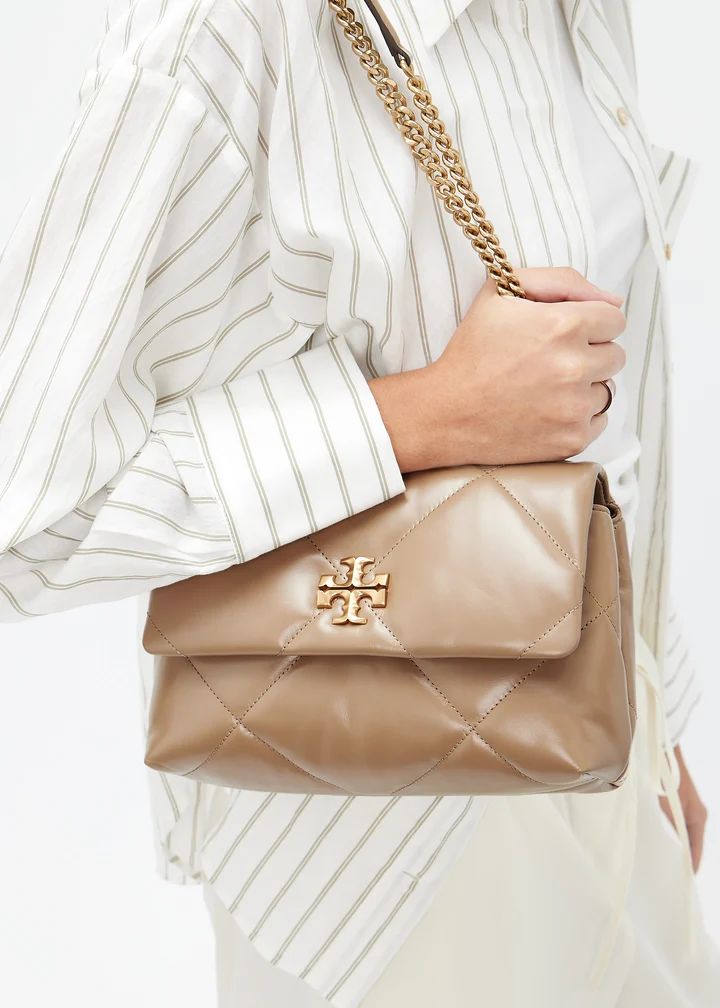 ZEVIRA'S Diamond Quilt Shoulder Bag (Beige)