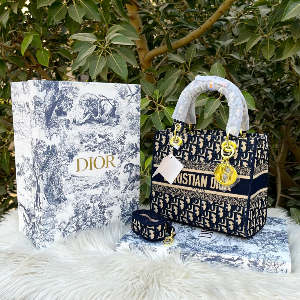 ZEVIRA'S C--D Embroidered Premium Tote – Master Quality (Black)