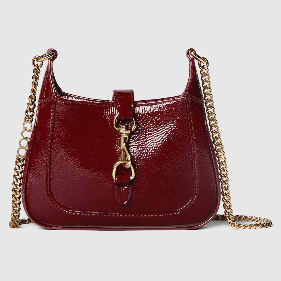 ZEVIRA'S G-U-C-C-I Jackie Notte Mini Shoulder Bag (Mehroon)