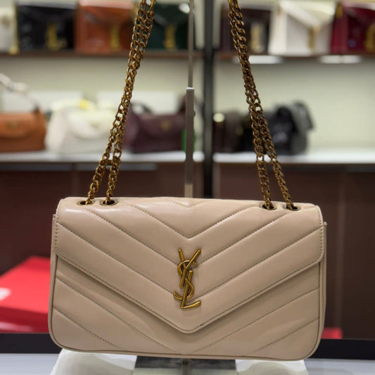 ZEVIRA'S Y-S-L Premium Chain Bag 07 (Beige)